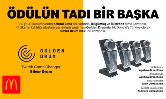 McDonalds Turkiye odulleri topladi