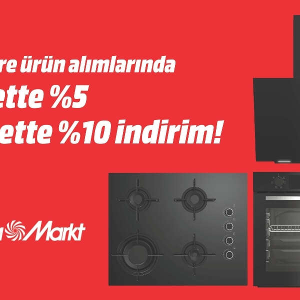 MediaMarkt’tan ekim ayı boyunca ankastre ürünlerde geçerli kampanya