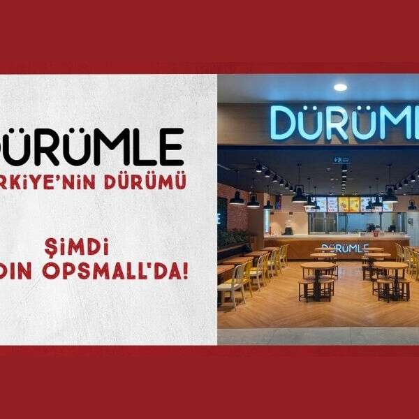 Dürümle Aydın Opsmall AVM’de yeni restoranını açtı