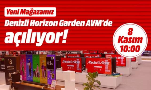 MediaMarkt 102. magazasini Denizlide aciyor