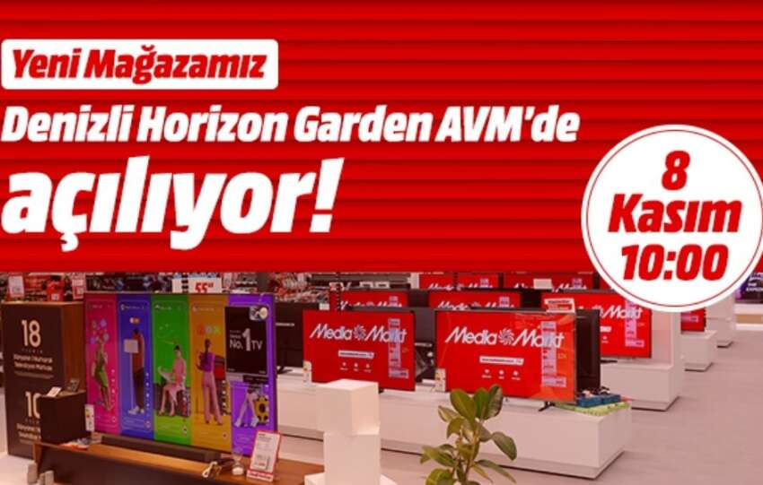 MediaMarkt 102. magazasini Denizlide aciyor