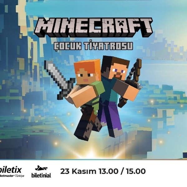 İlker Özçetin 11 Minecraft Nether Macerası çocuk tiyatrosu Ege Perla’da