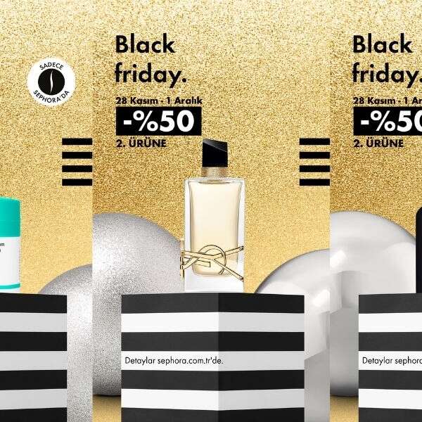 Sephora’da Black Friday kampanyası heyecanı başlıyor