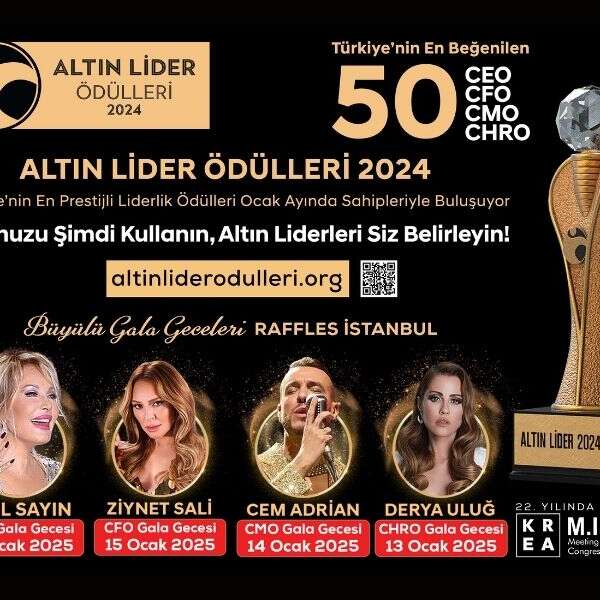İlker Özçetin 13 İş dünyasının en prestijli liderlik ödülü olan “Altın Lider Ödülleri” için oylama heyecanı sürüyor