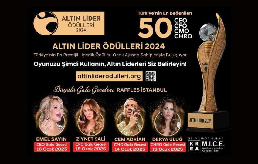 Is dunyasinin en prestijli liderlik odulu olan Altin Lider Odulleri icin oylama heyecani suruyor