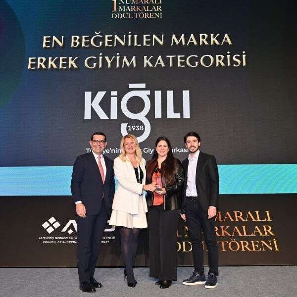 Kiğılı, “En Beğenilen Erkek Giyim Markası” ve Barış Arduç, “En Beğenilen Marka Yüzü” seçildi