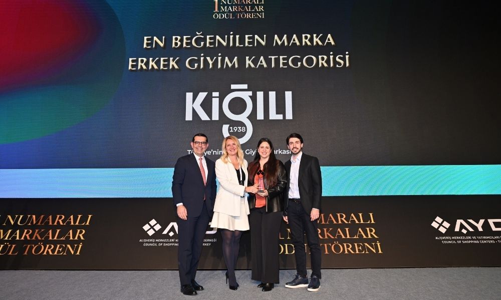 Kiğılı, “En Beğenilen Erkek Giyim Markası” ve Barış Arduç, “En Beğenilen Marka Yüzü” seçildi