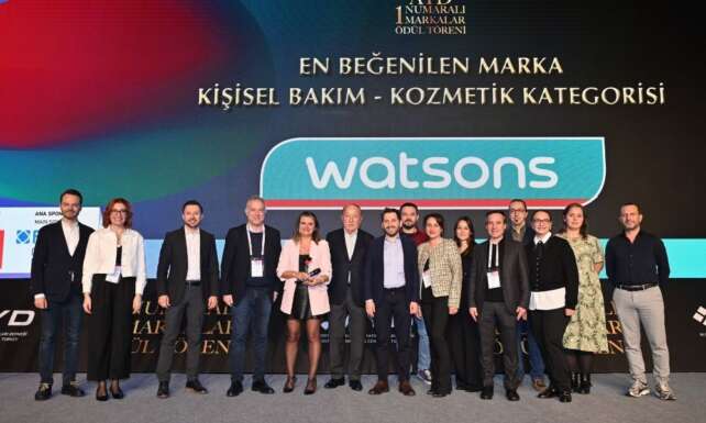 Watsons Kisisel Bakim Kozmetik kategorisinde 6. kez birinci oldu