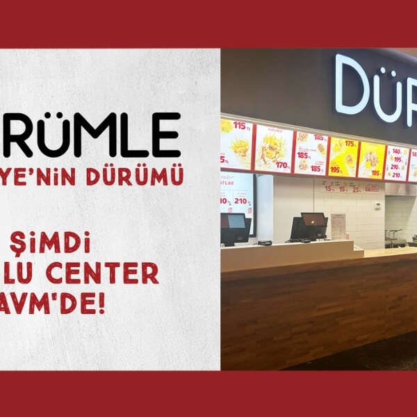 Dürümle, Zorlu Center’daki yeni şubesiyle lezzet tutkunlarını bekliyor