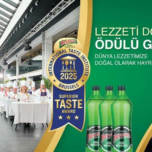 Beypazarı doğal maden suyu Brüksel’de “Üstün Lezzet Ödülü”ne layık görüldü