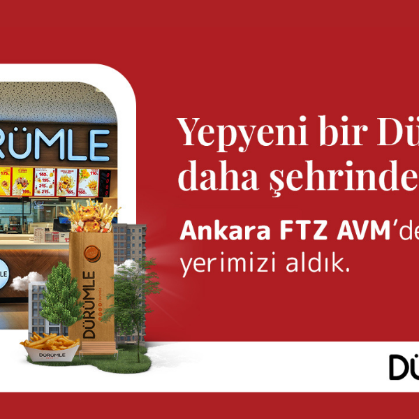 İlker Özçetin 4 Dürümle Ankara FTZ AVM’de yeni restoranını açtı