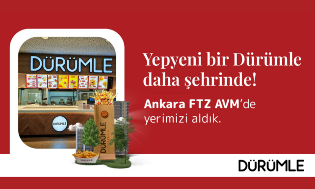 Durumle Ankara FTZ AVMde yeni restoranini acti