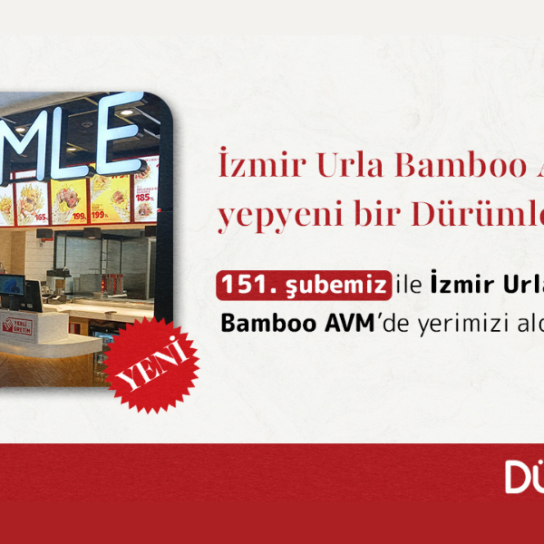 İlker Özçetin 13 Dürümle İzmir Urla Bamboo AVM’de yeni restoranını açtı