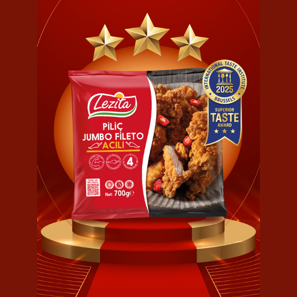 İlker Özçetin 6 Lezita’nın acılı jumbo fileto ürününe Superior Taste Award’dan “Lezzet Ödülü”