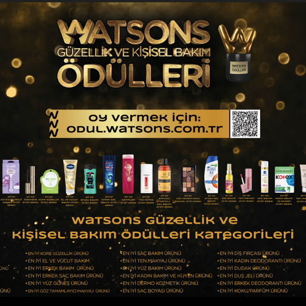 11. Watsons Güzellik ve Kişisel Bakım Ödülleri için oylamalar başladı