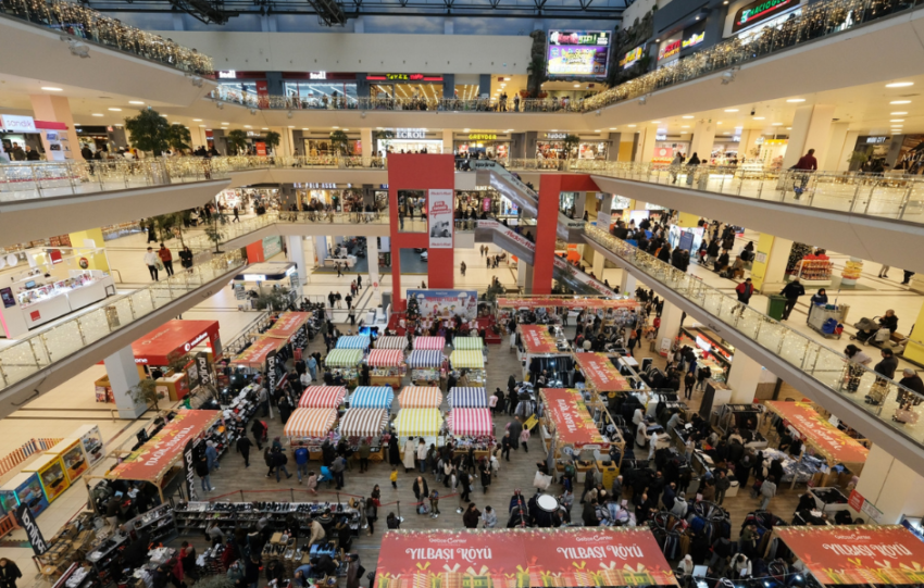 Yeni yil coskusu Fiba CP AVMlerinde hayat buldu