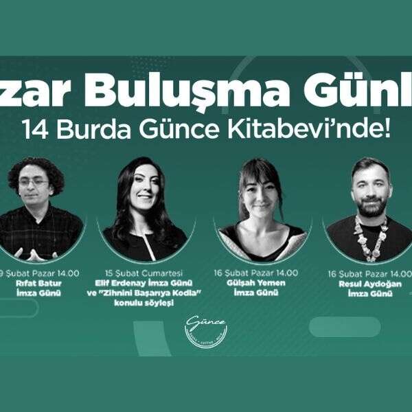 14 Burda AVM’de Yazar İmza Günleri başlıyor