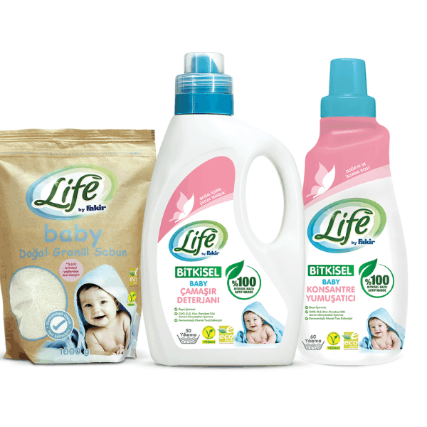 Doğadan gelen güçle, bebek çamaşırlarında etkili temizlik