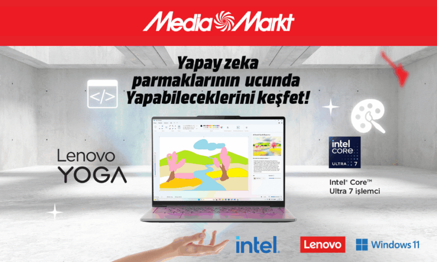 MediaMarkt Intel Lenovo ve Microsofttan is birligi Yapay zekayi kesfetmeye hazir misiniz