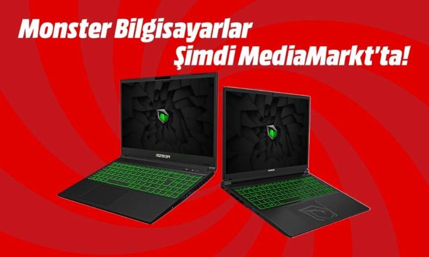 Monster oyun bilgisayarlari MediaMarkt magazalarinda