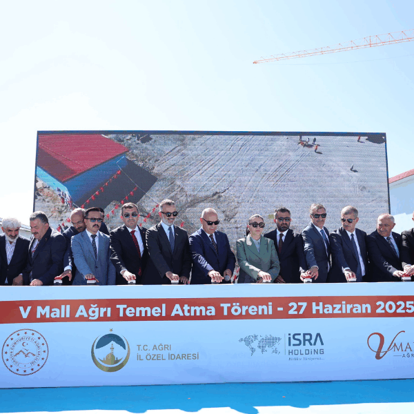 Doğu Anadolu’nun çehresini değiştirecek V Mall Ağrı karma yaşam projesinin temelleri atıldı