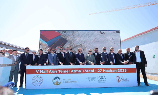 V Mall Agri karma yasam projesinin temelleri atildi