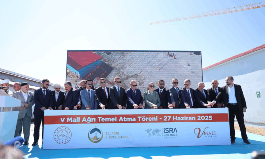 V Mall Agri karma yasam projesinin temelleri atildi