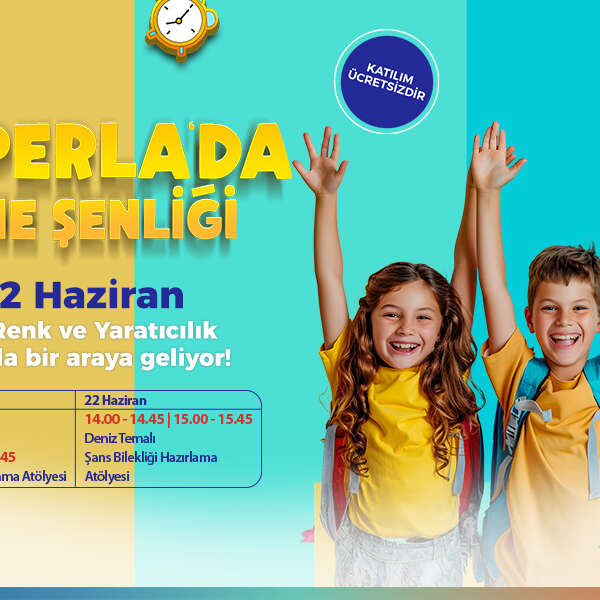 Ege Perla’da minikler karne heyecanını yaratıcılıkla kutluyor