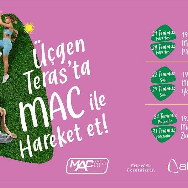 İlkay Keskin 12 Şehrin enerjisi açık havaya taşınıyor: Akmerkez’de spor etkinlikleri başlıyor