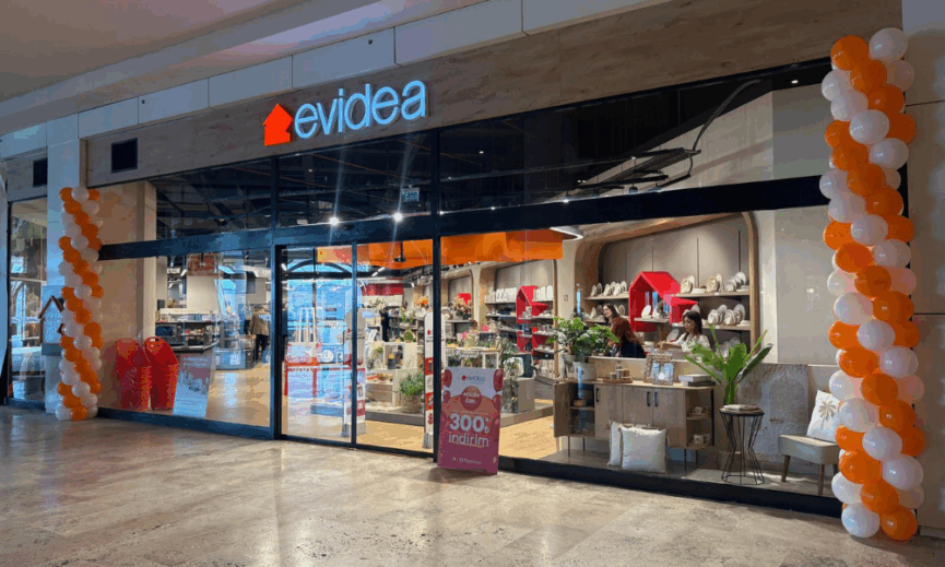 Evidea yeni magazasini Istanbul Vialand AVMde acti