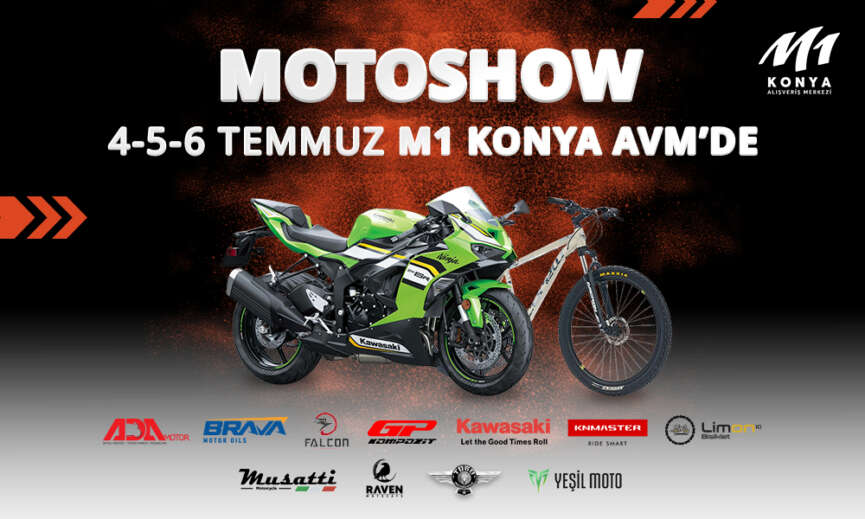 Motor tutkunlari M1 Konya AVMde bulusuyor