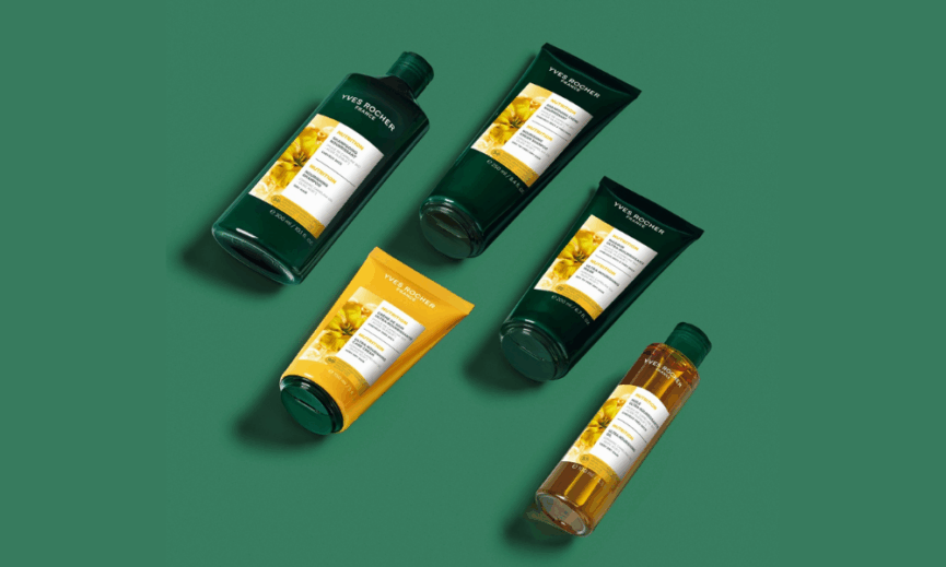 Yves Rocher besleyici sac serisi ve rahatlatici canlandirici Botanik Sakkarit kompleks sac serumu ile dogadan gelen guc