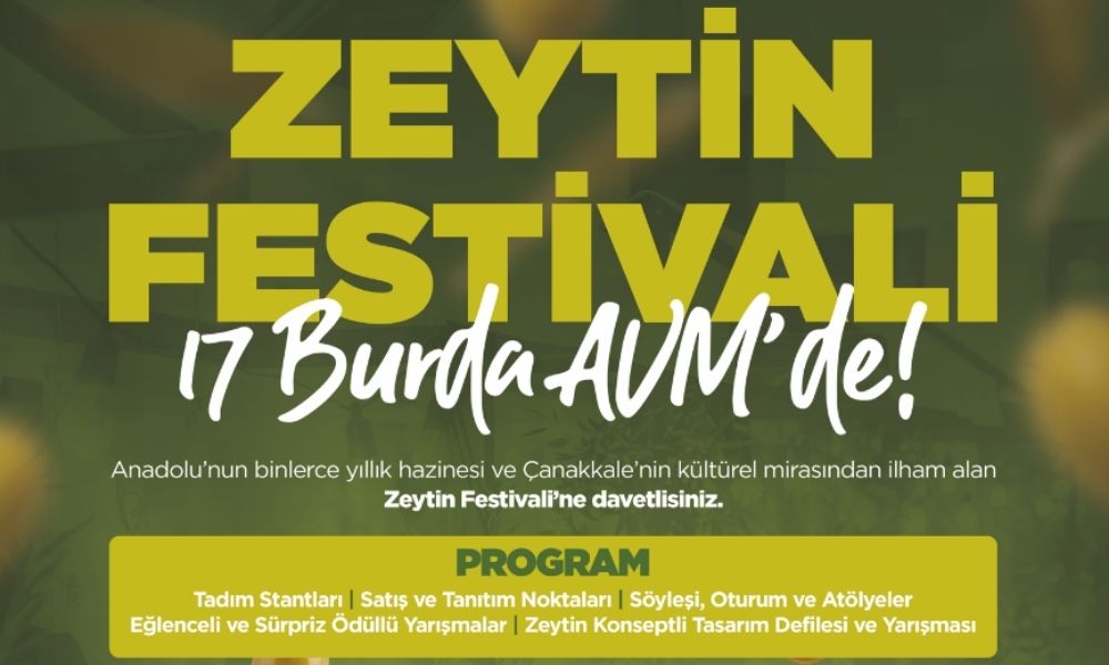 17 Burda AVM’de Zeytin Festivali başlıyor