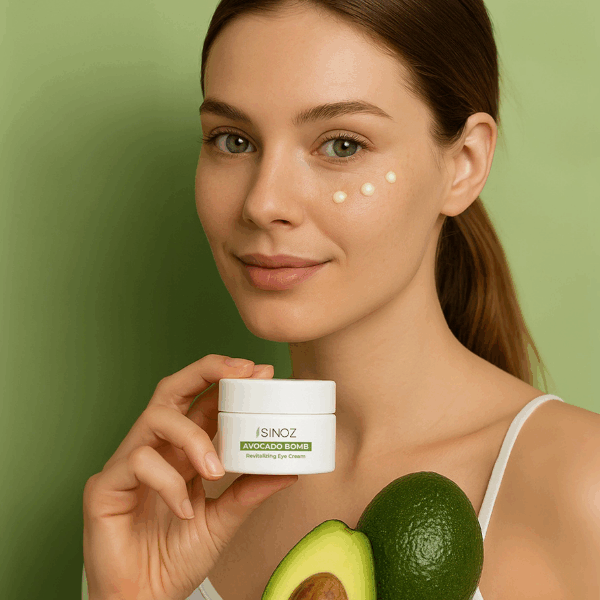 İlkay Keskin 12 Sinoz Avocado Bomb Canlandırıcı Göz Çevresi Bakım Kremi ile aydınlık ve taze bakışlar sizinle