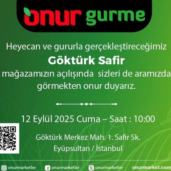 İlkay Keskin 7 Onur Market’ten gurme konseptiyle yeni bir açılış daha