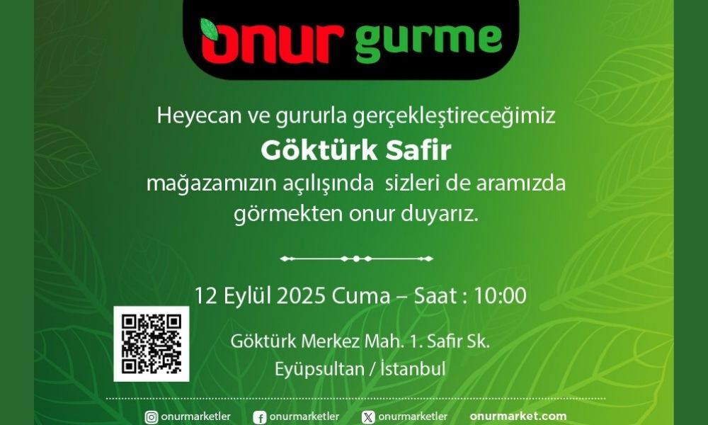 Onur Market’ten gurme konseptiyle yeni bir açılış daha