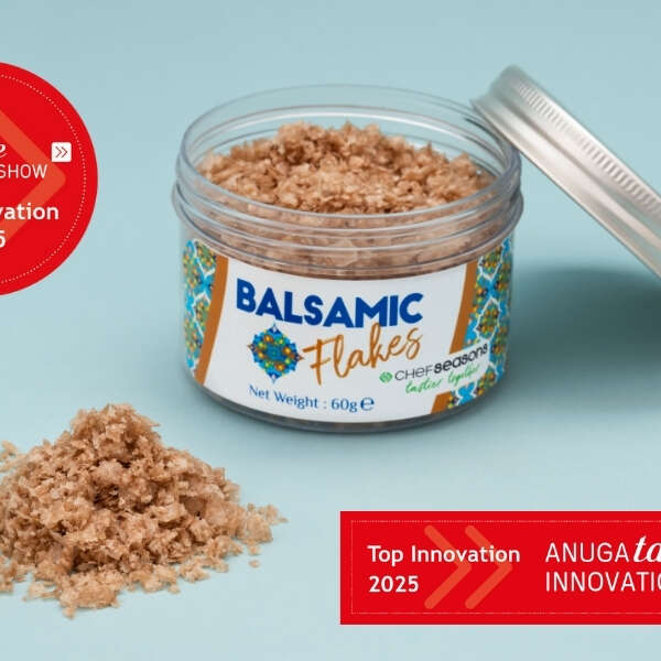 Erkmen Onbulak 7 Chef Seasons, Balsamic Flakes™ ile Anuga Taste Top Innovations 2025’te Yine Zirvede