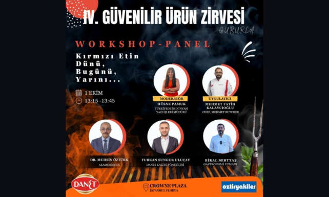 DANET 4. Uluslararasi Guvenilir Urun Zirvesinde surdurulebilir gidaya isik tutuyor