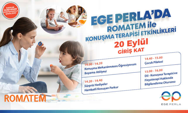 Ege Perla Romatem ile Cocuklar icin Konusma Terapisi Semineri