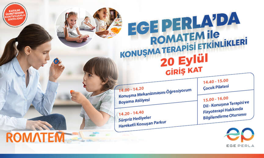 Ege Perla Romatem ile Cocuklar icin Konusma Terapisi Semineri