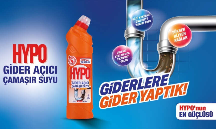 Hypo Gider Acici Camasir Suyu ile Giderlere Gider Yapiyor