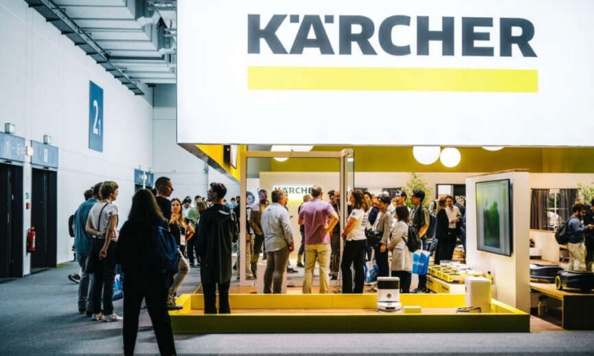 Karcher dunya devlerinin boy gosterdigi IFA 2025te tuketicilerle bulustu