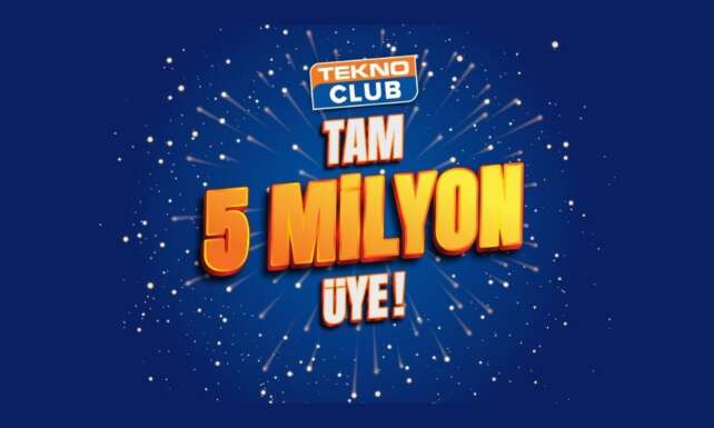 TeknoClub 5 milyon uyeye ulasti
