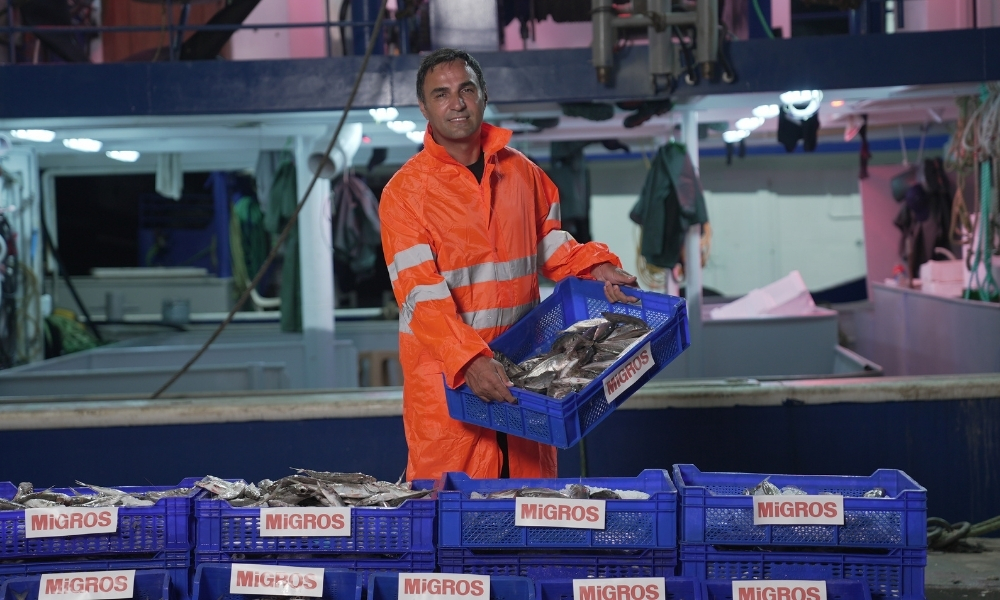 Türkiye’nin en batısından en doğusuna 15 bin ton taze balık ulaştıracak