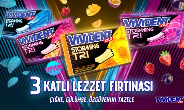 Vividentten 3 Katli Lezzet Firtinasi Yeni Vivident Storming Tri
