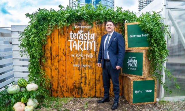 Akmerkezin Ucgen Terasi Terasta Tarim Projesi ile yeserdi