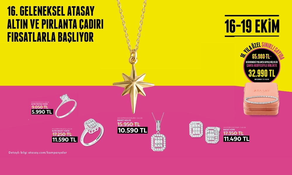 Atasay Altın ve Pırlanta Çadır Günleri Başladı