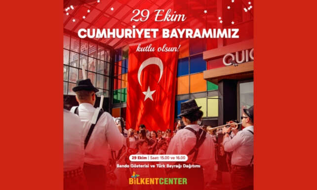 Cumhuriyet coskusu ve sanat Bilkent Centerda