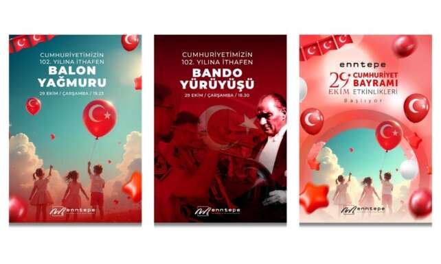 Cumhuriyetin 102. Yili Enntepede Coskuyla Kutlanacak