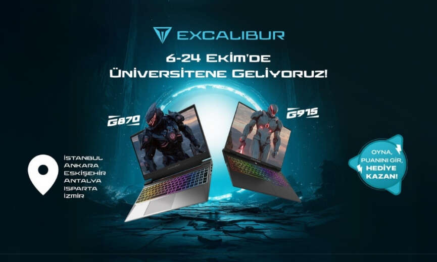 Excaliburdan genclere ilham veren kampus etkinlikleri